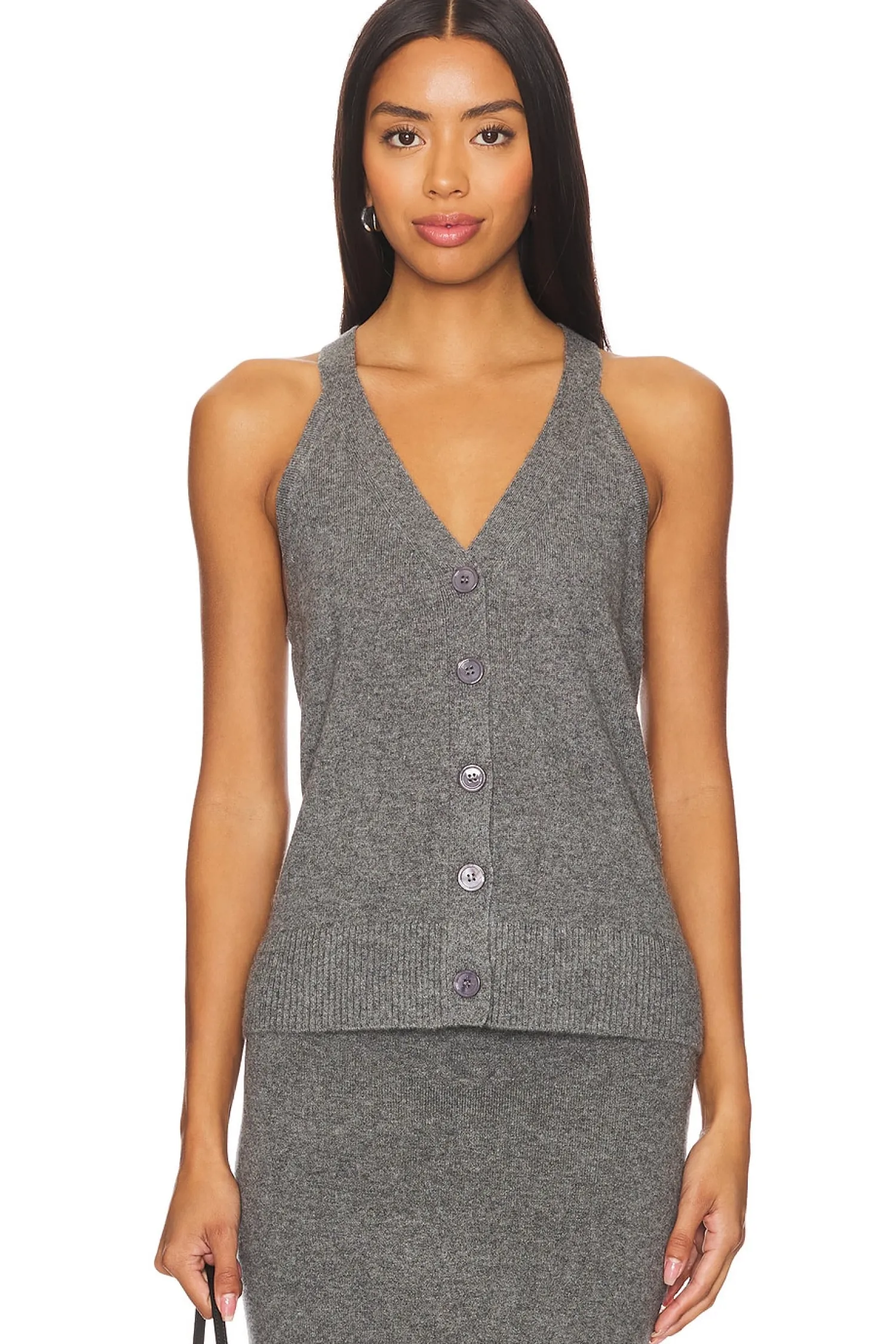 Women Enza Costa Matching Sets>Cashmere V-neck Halter Cardigan