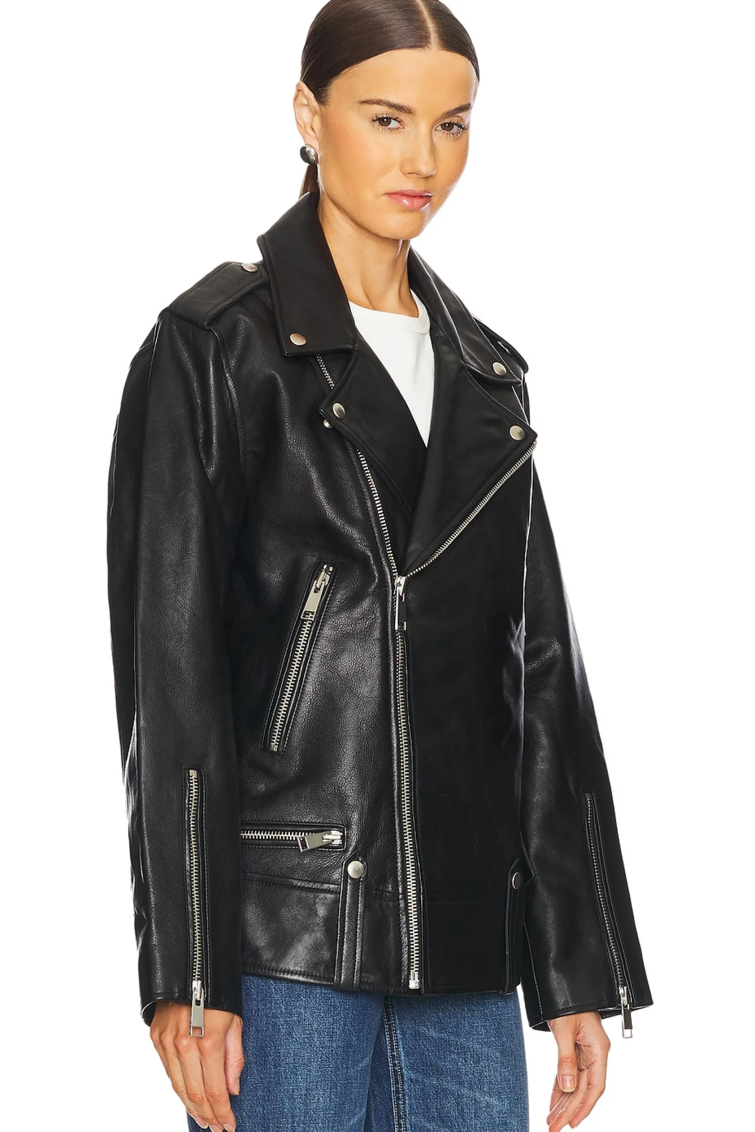 Women GRLFRND Jackets & Coats>Cat Moto Jacket
