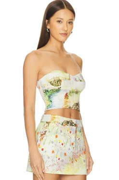 Women Amanda Uprichard Matching Sets>Cava Crop Top