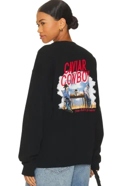 Women Eleven Eleven Loungewear>Caviar Cowboy Crew