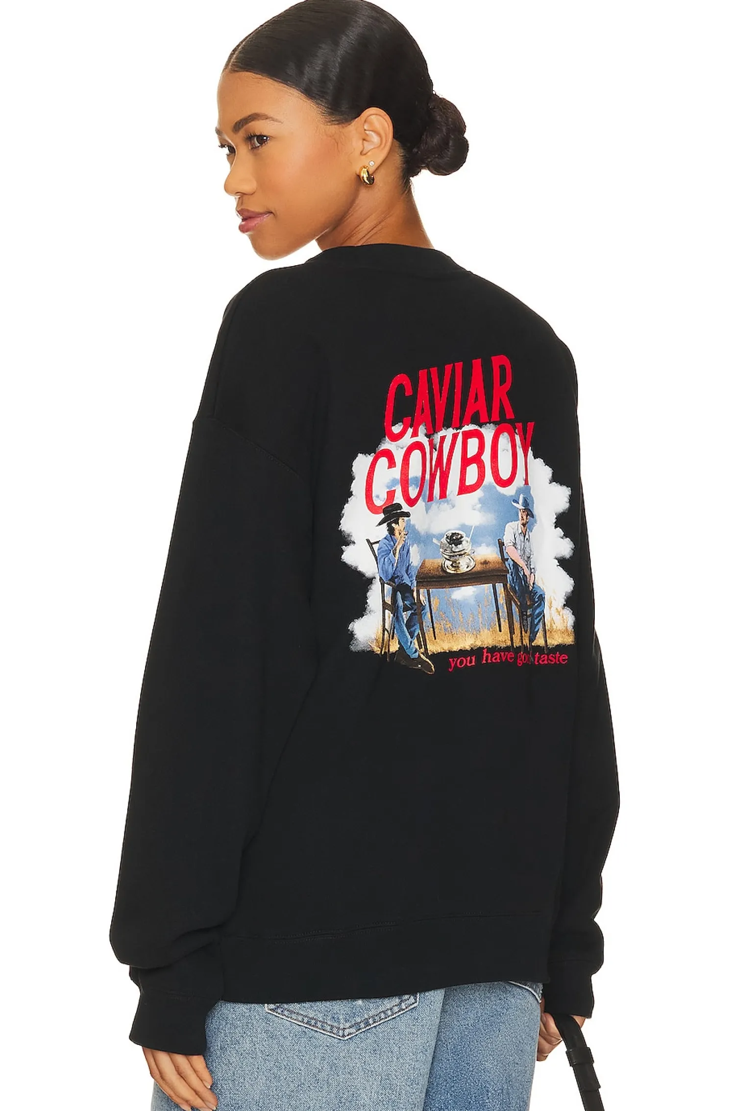 Women Eleven Eleven Loungewear>Caviar Cowboy Crew
