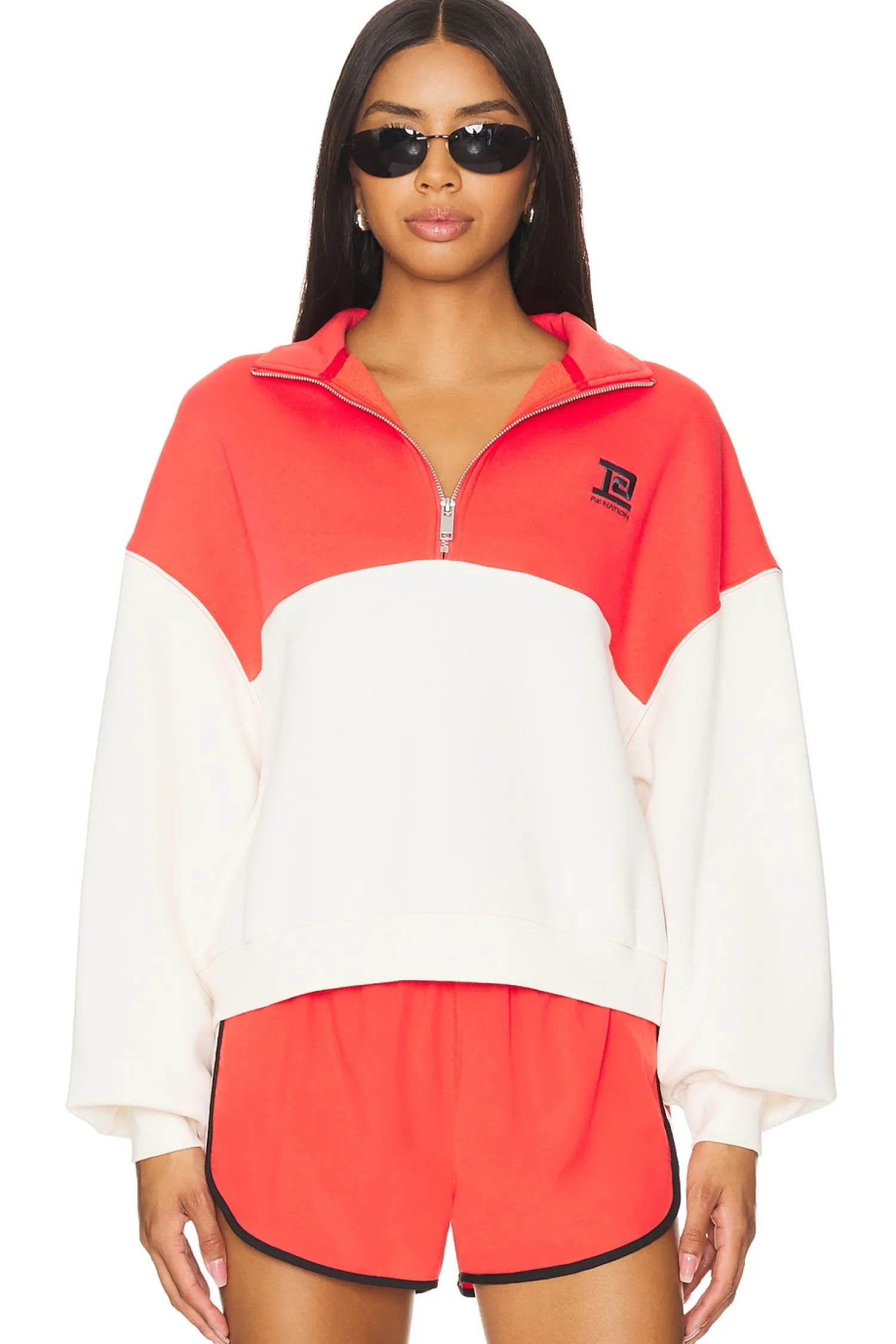 Women P.E Nation Loungewear>Centre Field Sweatshirt