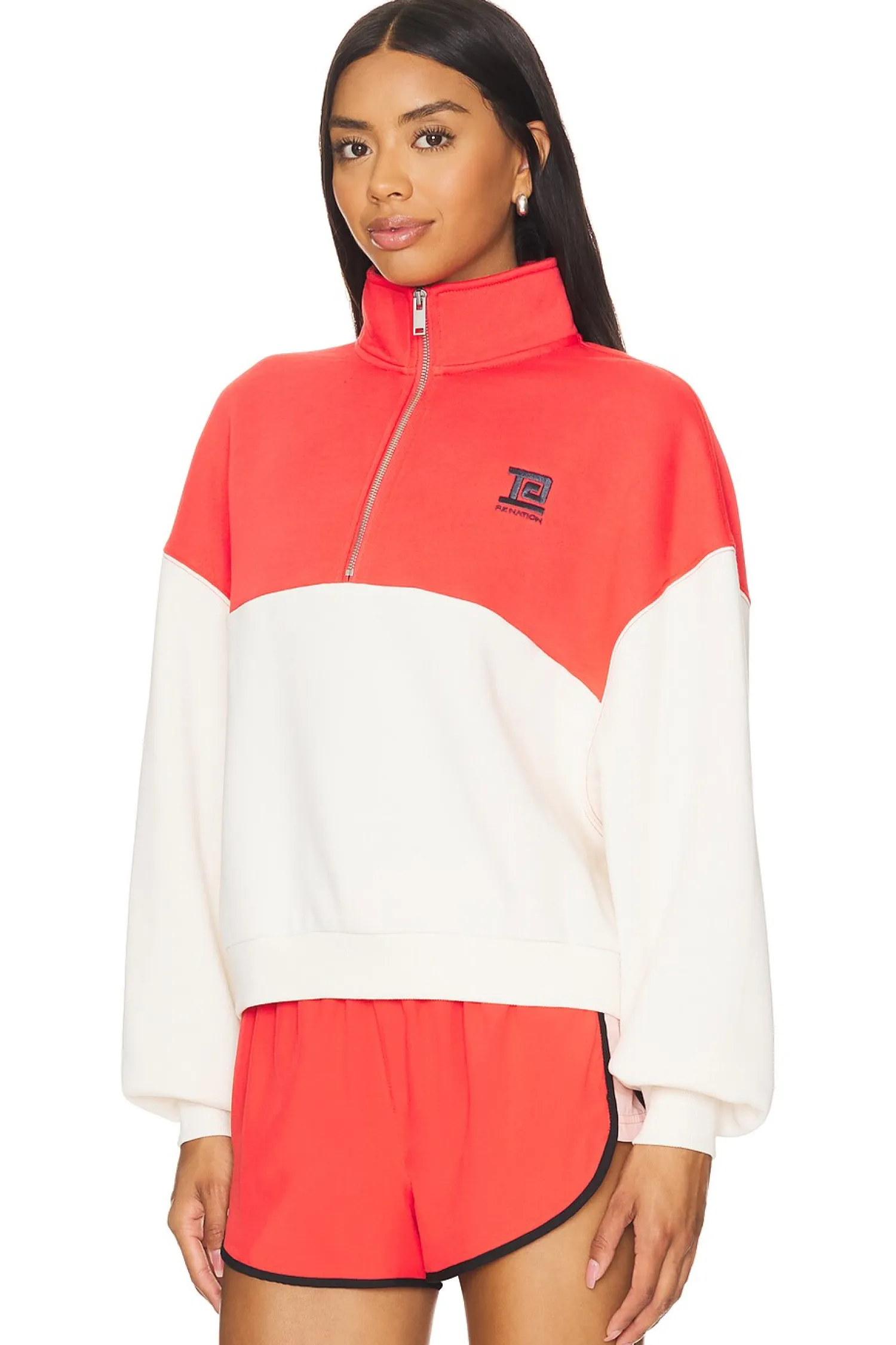 Women P.E Nation Loungewear>Centre Field Sweatshirt