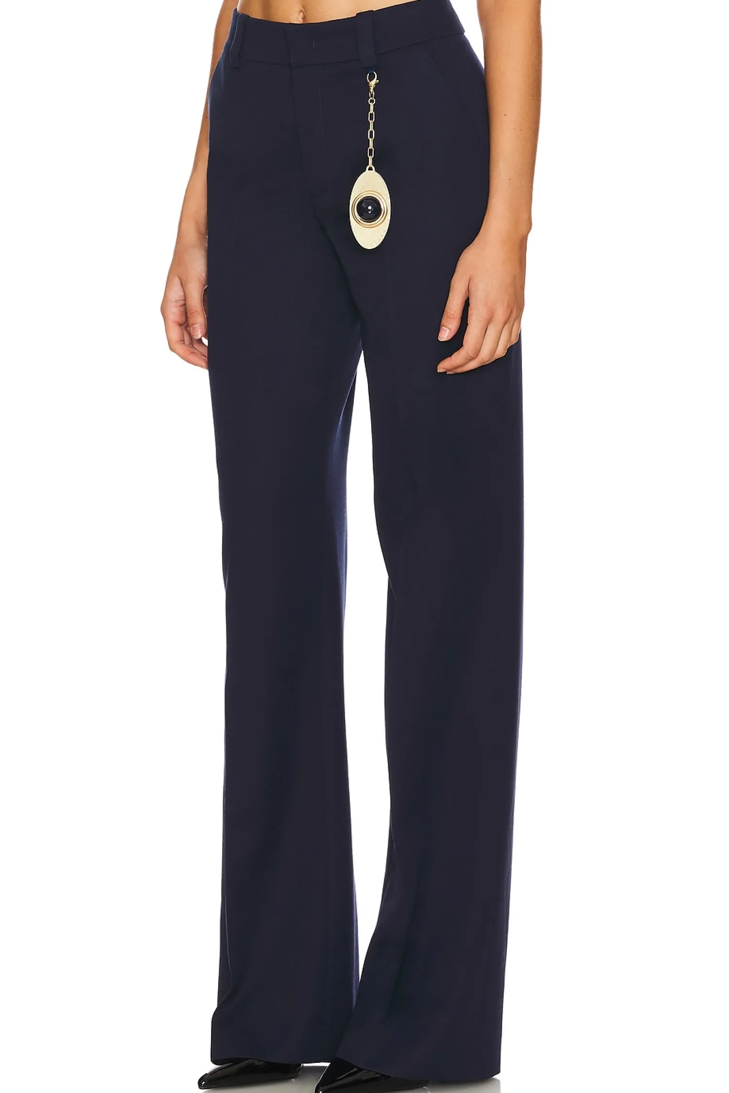 Women AREA Matching Sets>Chain Plate Straight Leg Trouser