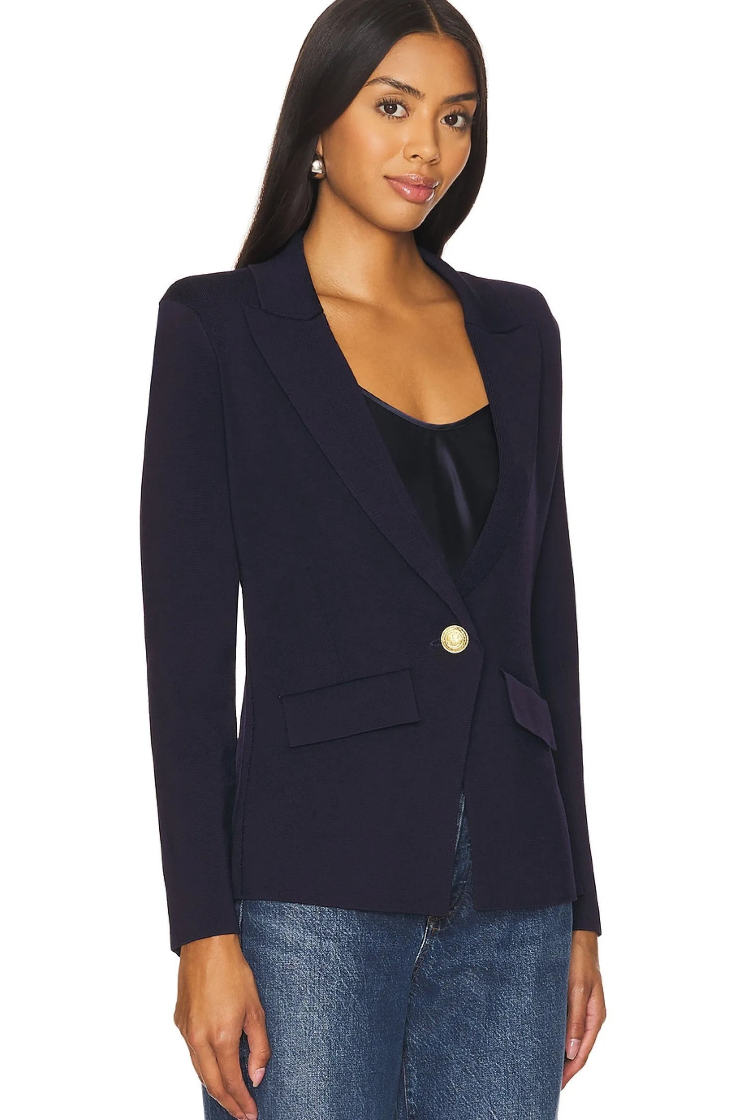 Women L'AGENCE Jackets & Coats>Chamberlain Knit Blazer