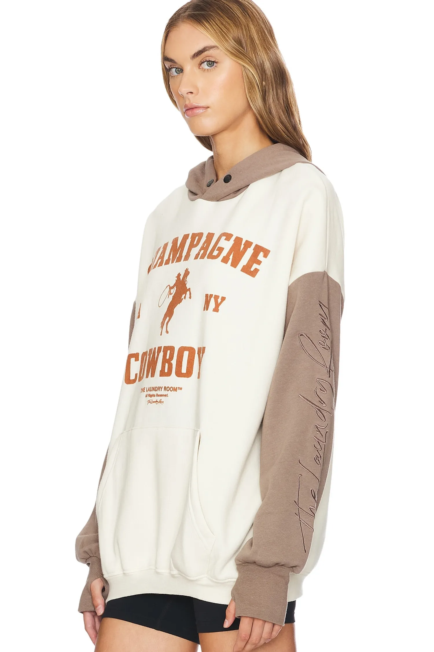 Women The Laundry Room Loungewear>Champagne Cowboy Hideout Hoodie