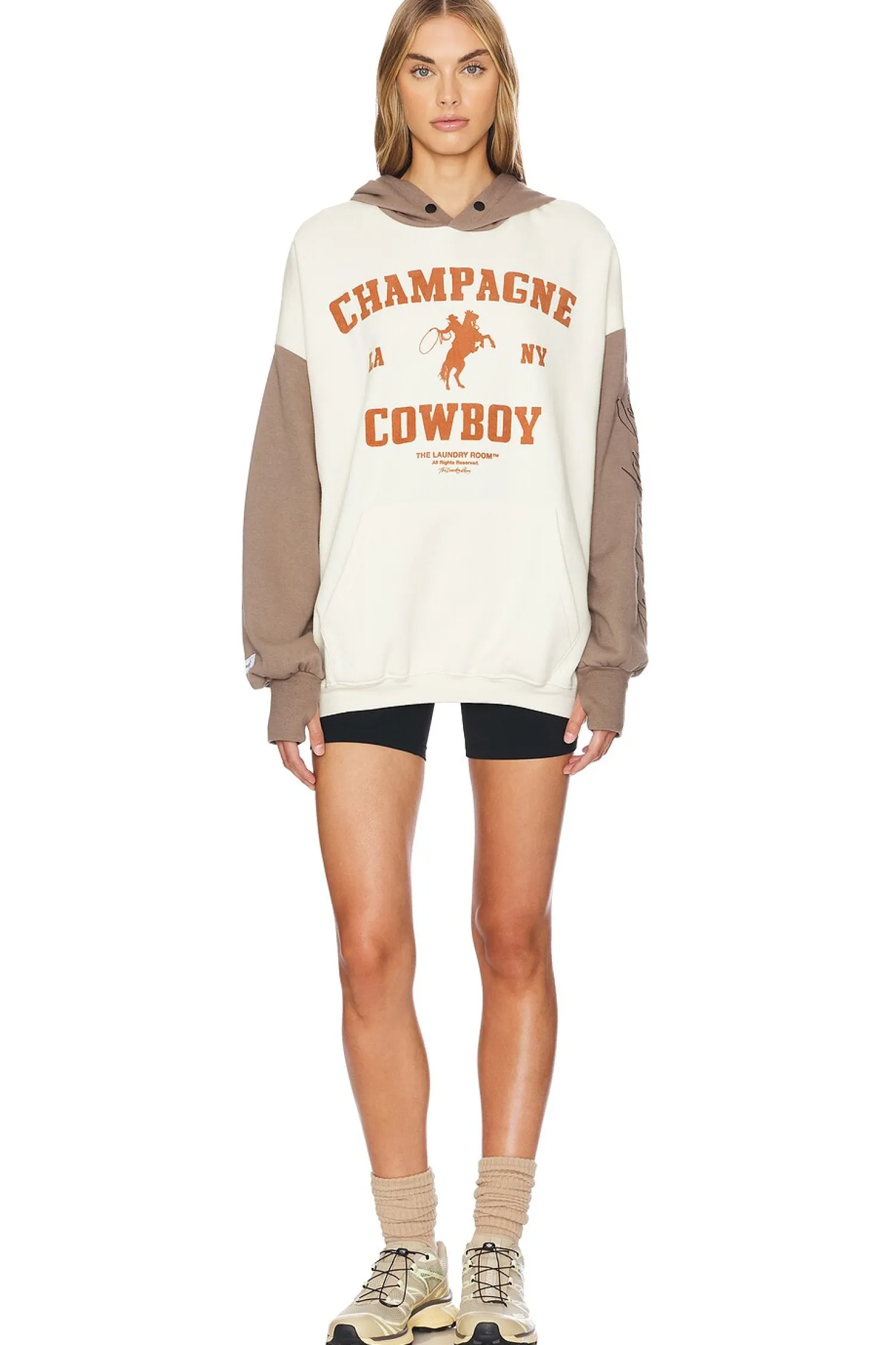 Women The Laundry Room Loungewear>Champagne Cowboy Hideout Hoodie