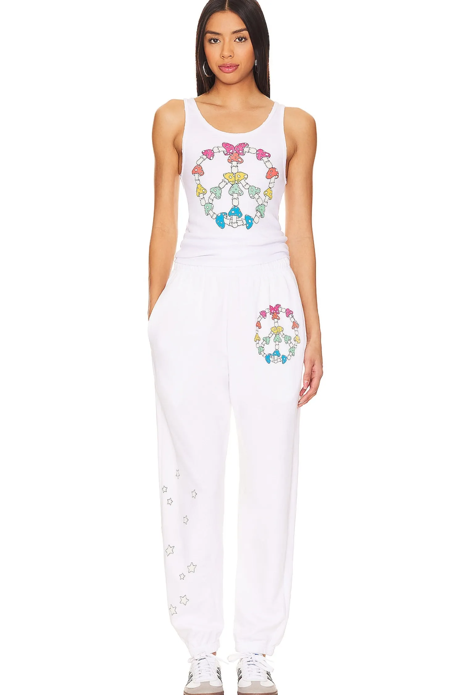Women Lauren Moshi Pants>Chantria Mushroom Peace Sweatpants