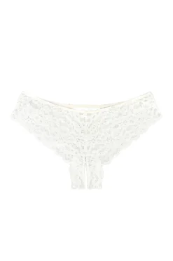 Women fleur du mal Lingerie & Sleepwear>Charlotte Lace Crotchless Panty