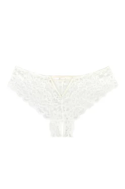Women fleur du mal Lingerie & Sleepwear>Charlotte Lace Crotchless Panty