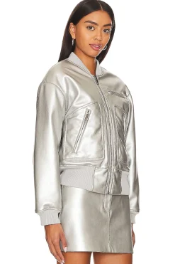 Women Apparis Jackets & Coats>Chaz Metallic Jacket