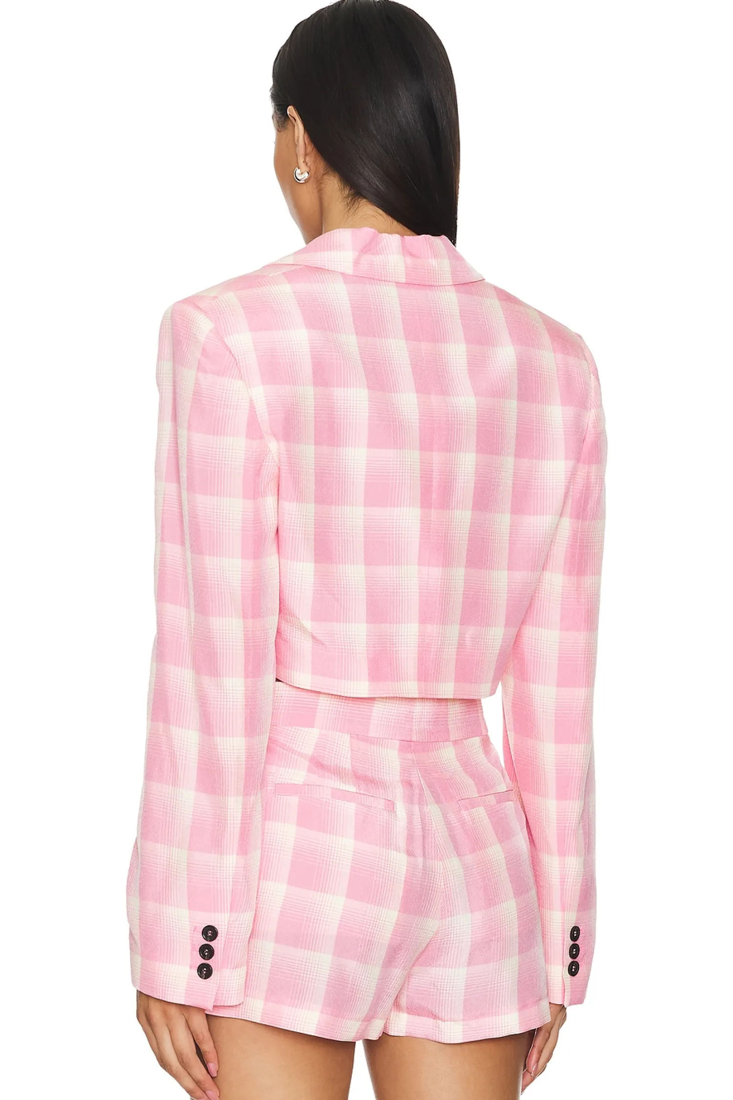 Women MSGM Jackets & Coats>Check Blazer