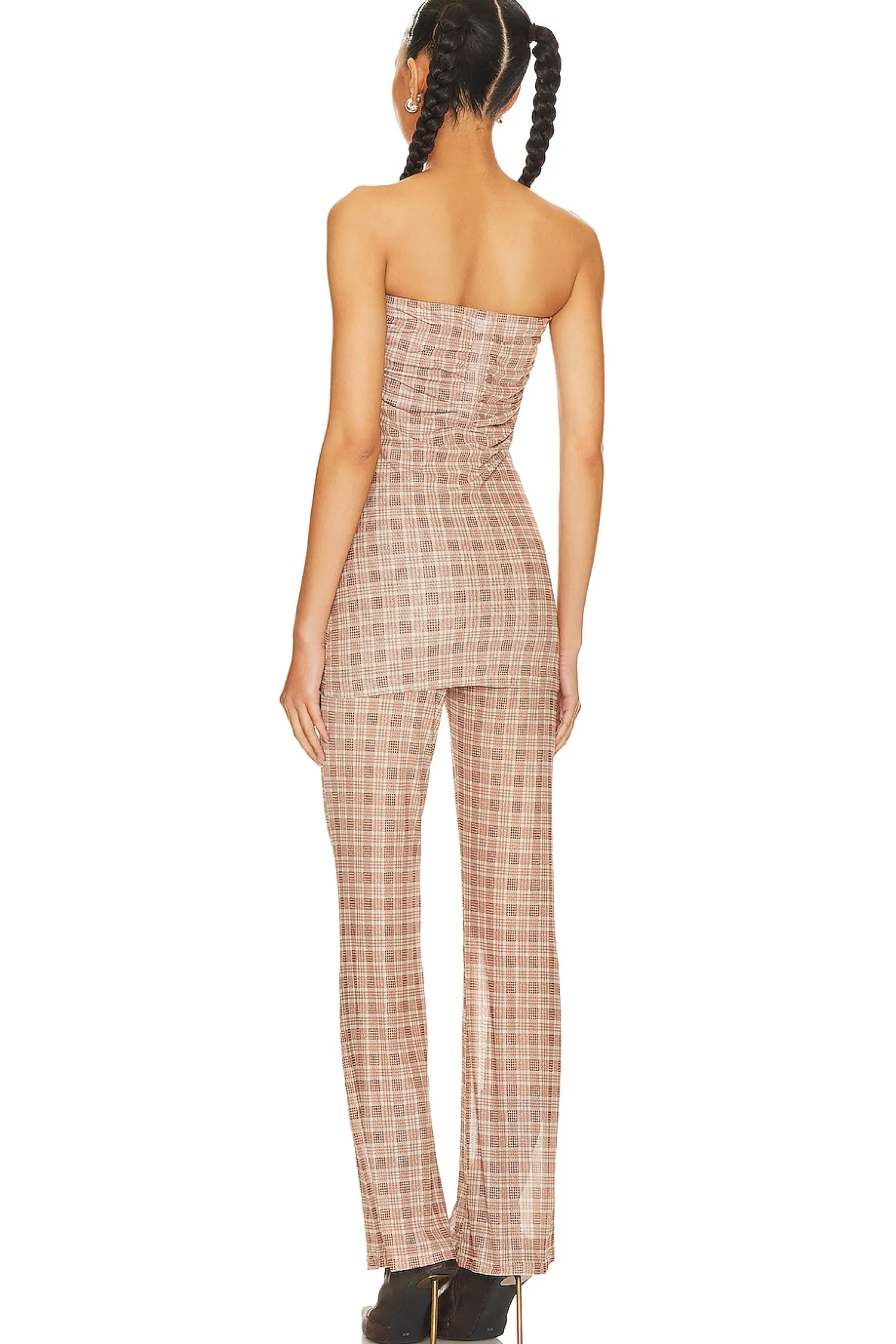 Women superdown Jumpsuits>Checkered Set