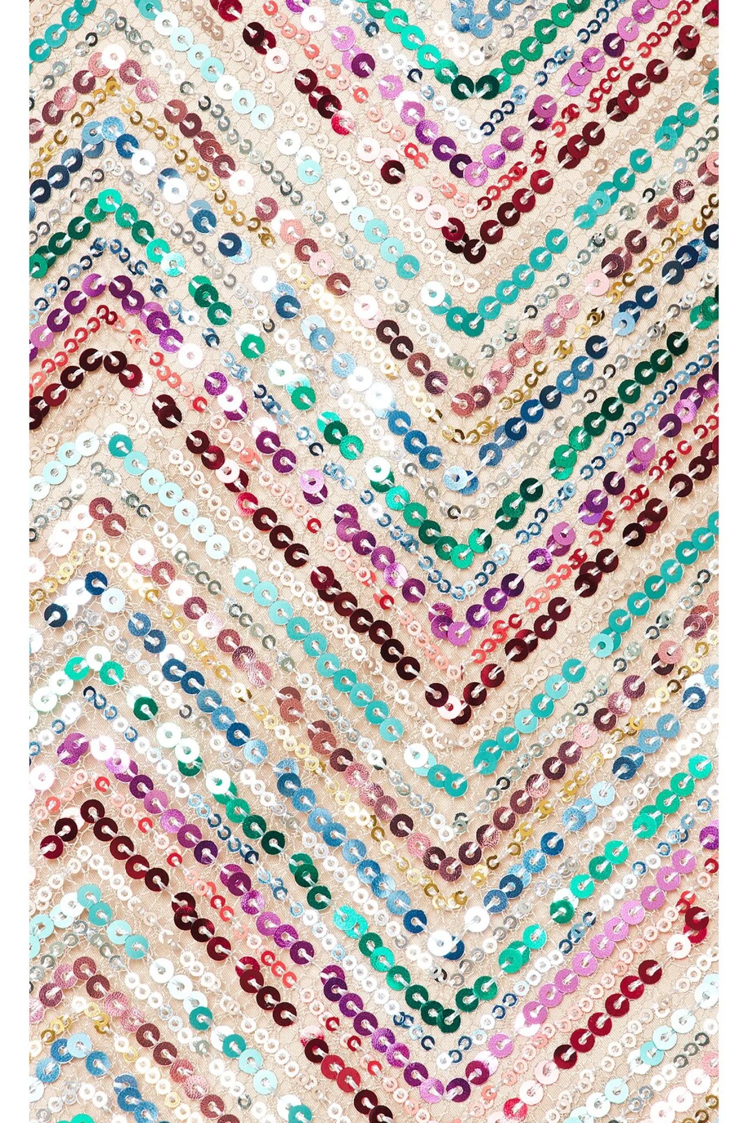 Women MILLY Matching Sets>Chevron Sequins Skirt