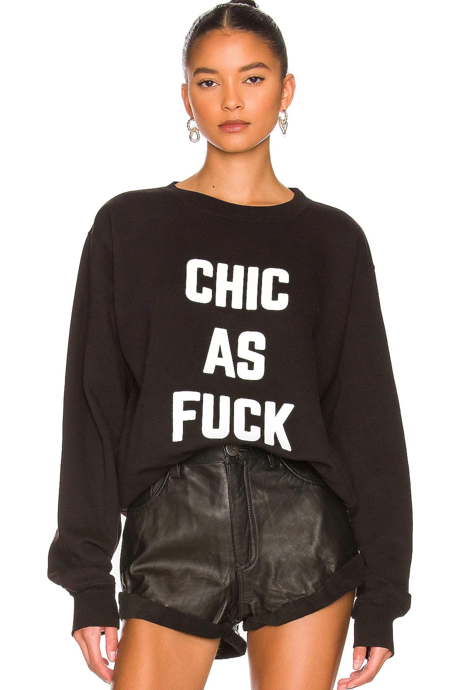 Women DEPARTURE Loungewear>Chic AF Crewneck Sweatshirt