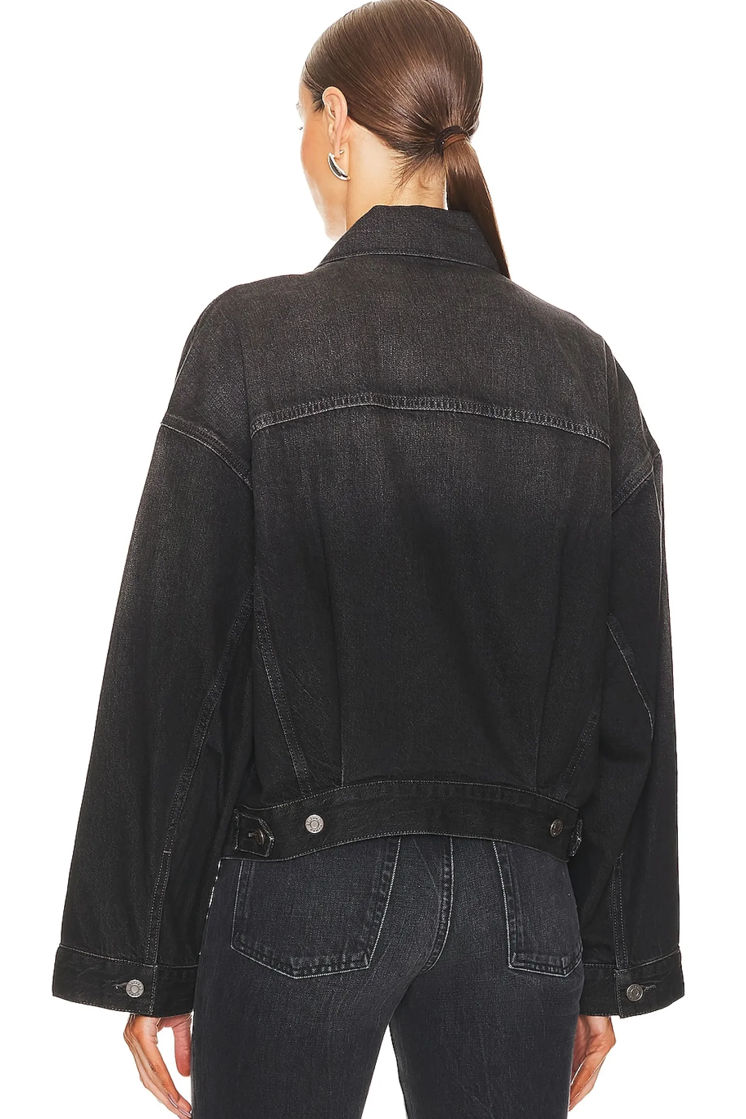 Women GRLFRND Jackets & Coats>Christi Oversized Denim Jacket
