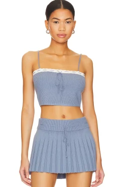 Women GUIZIO Matching Sets>Cielo Rib Knit Top