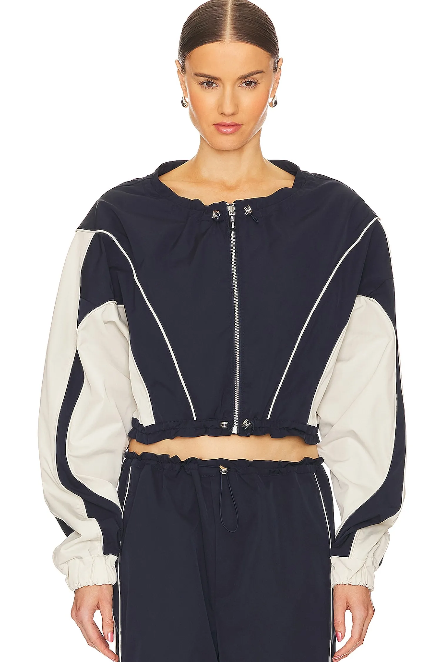 Women GRLFRND Jackets & Coats>Cinched Bomber Jacket