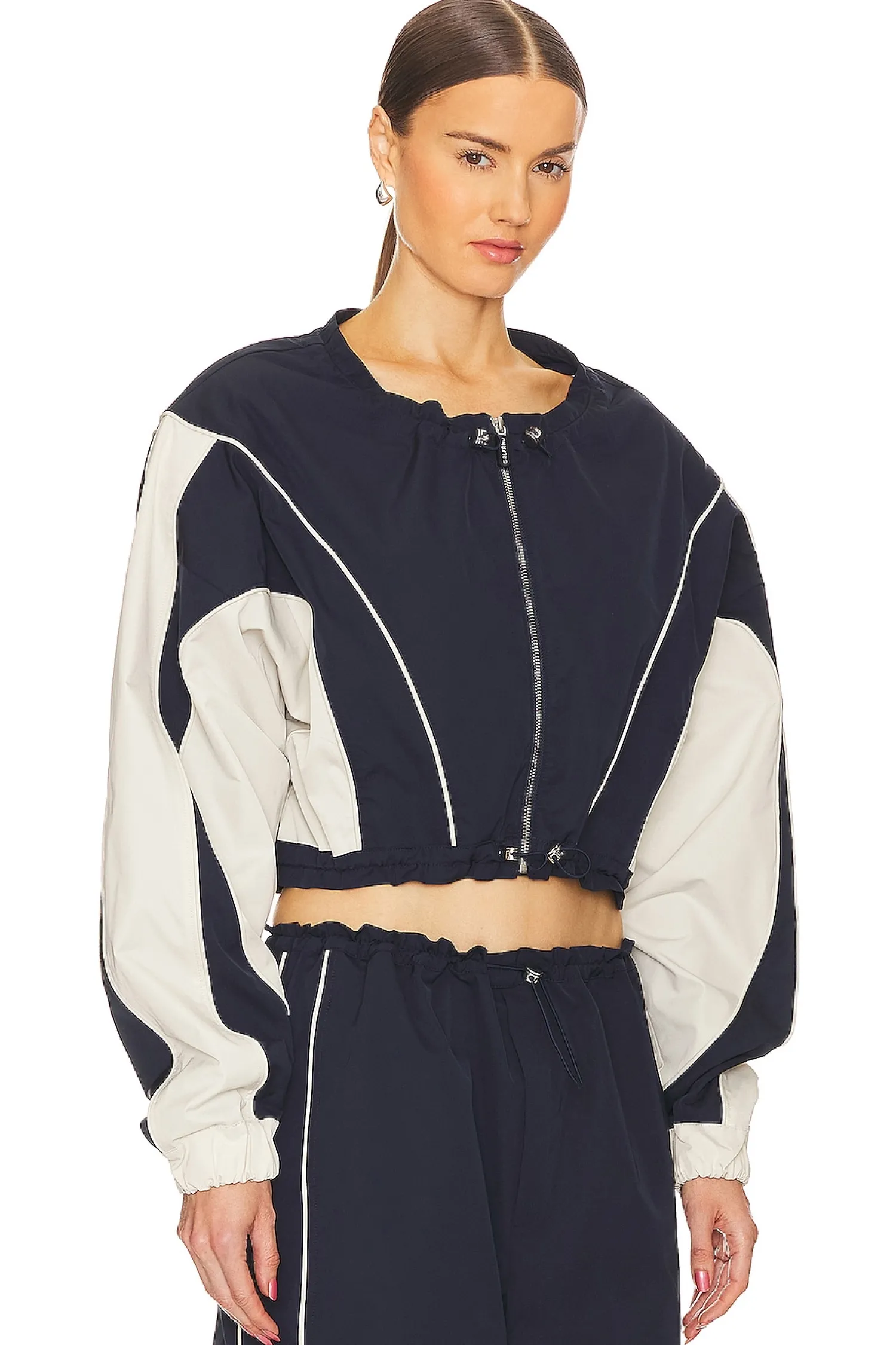 Women GRLFRND Jackets & Coats>Cinched Bomber Jacket