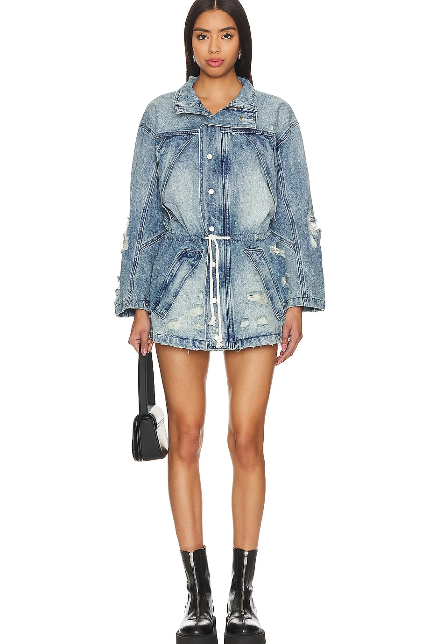 Women RTA Jackets & Coats>Cinched Waist Parka