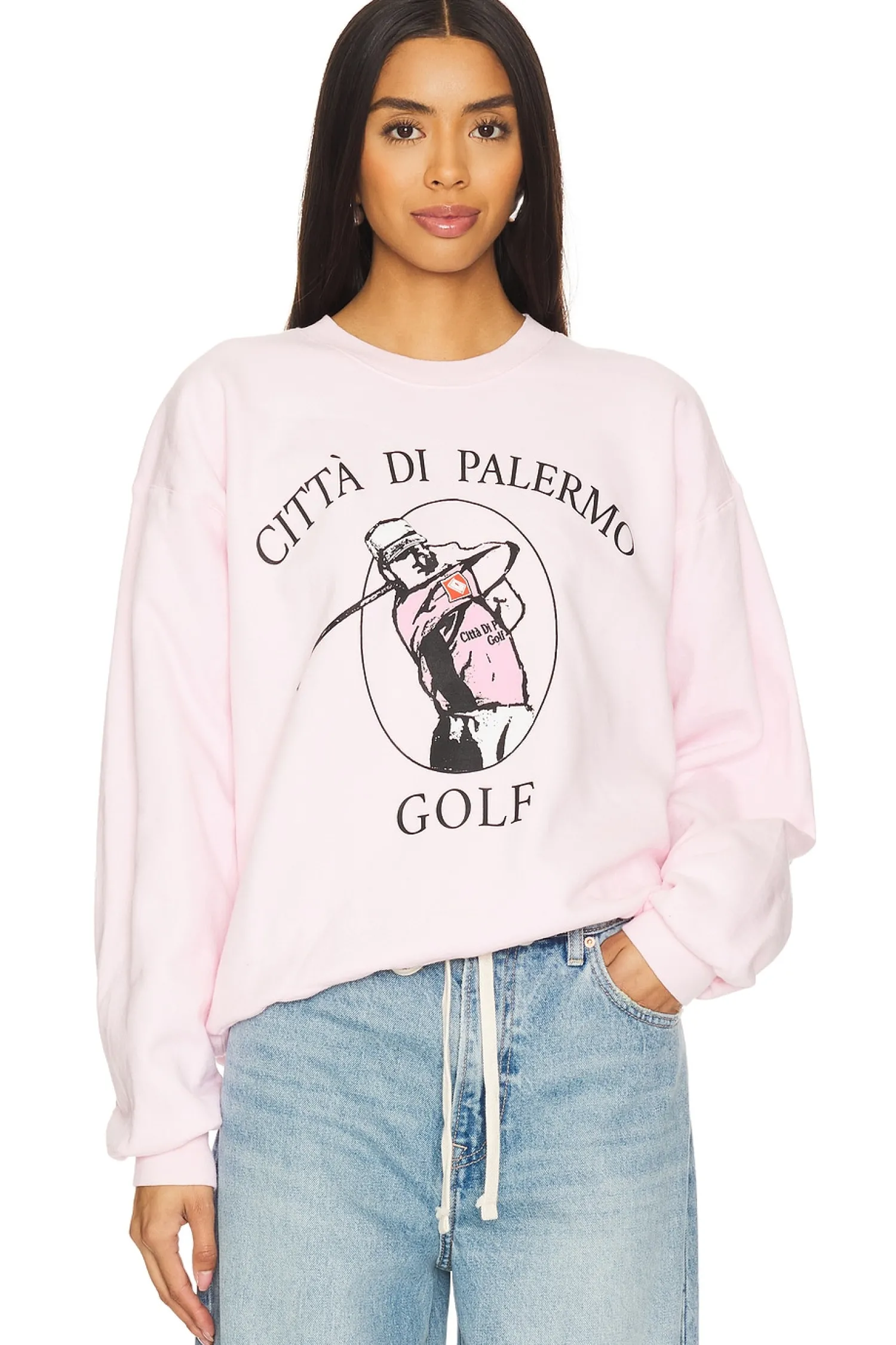 Women firstport Loungewear>Citta Di Palermo Golf Crewneck