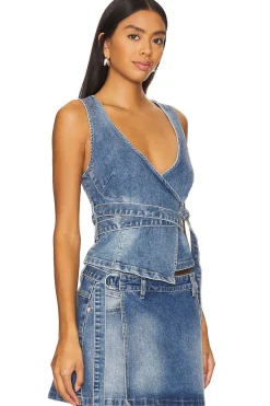 Women Abrand Matching Sets>City Wrap Top
