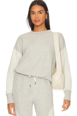 Women NSF Loungewear>Cj Reverse Sleeve Crewneck Sweatshirt