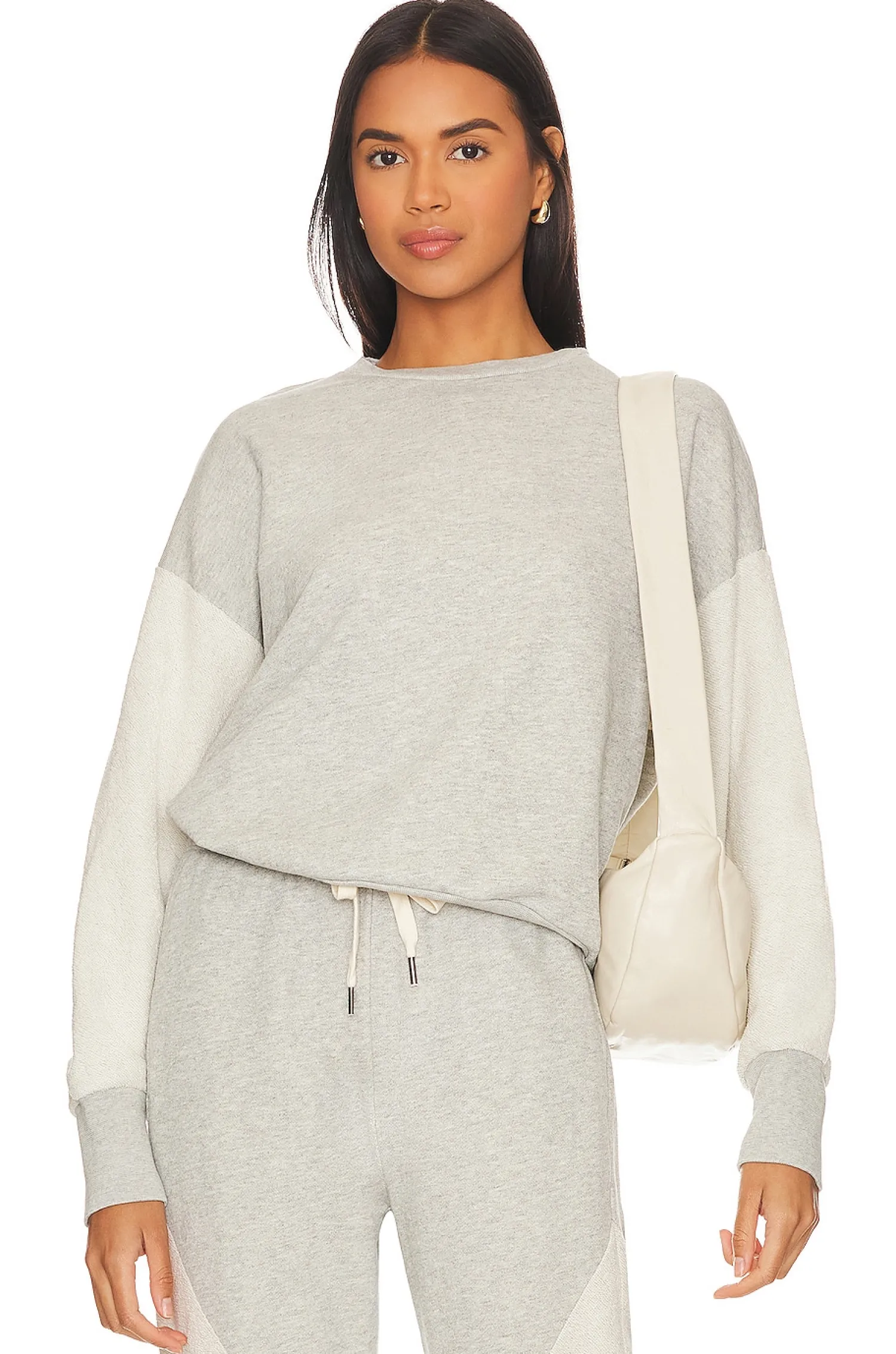 Women NSF Loungewear>Cj Reverse Sleeve Crewneck Sweatshirt
