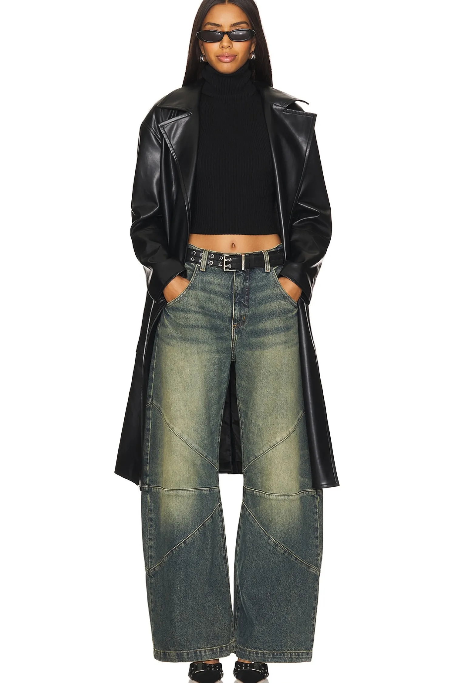 Women ALL THE WAYS Jackets & Coats>Claire Faux Leather Trench