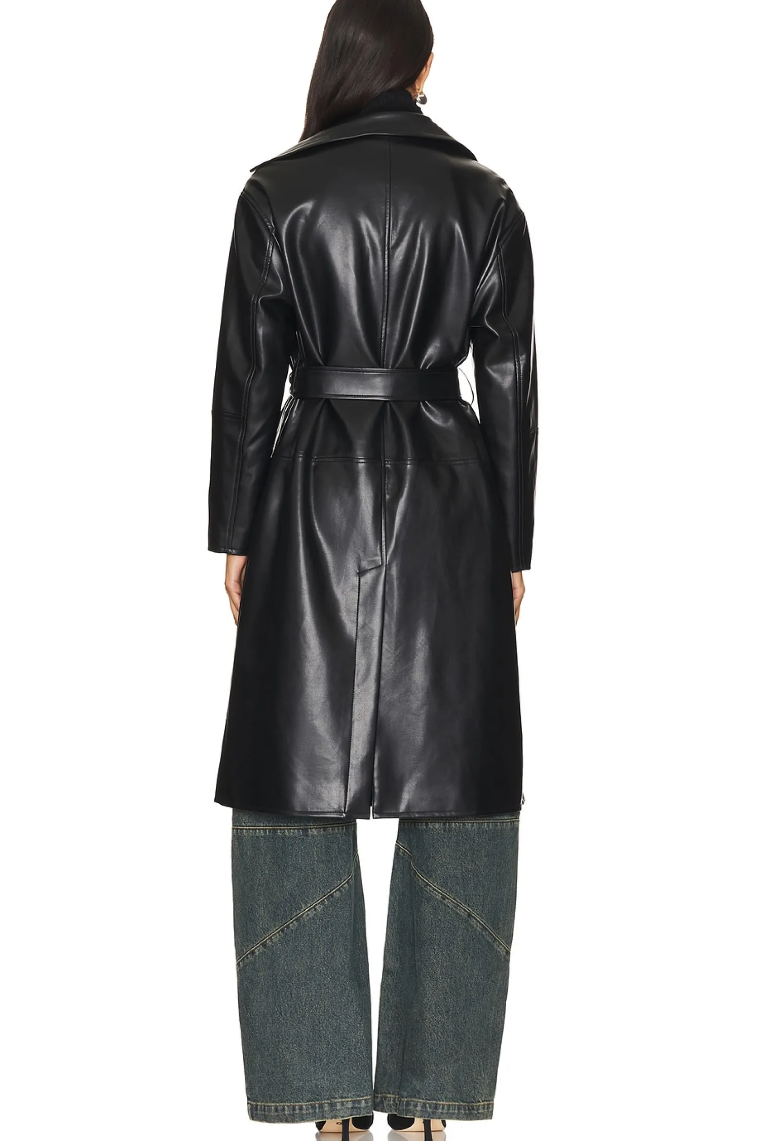 Women ALL THE WAYS Jackets & Coats>Claire Faux Leather Trench