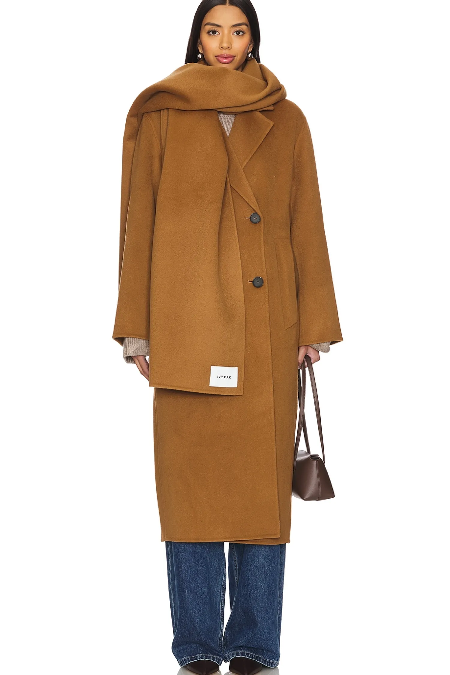 Women Ivy Oak Jackets & Coats>Clara Double Breasted Oversized Coat