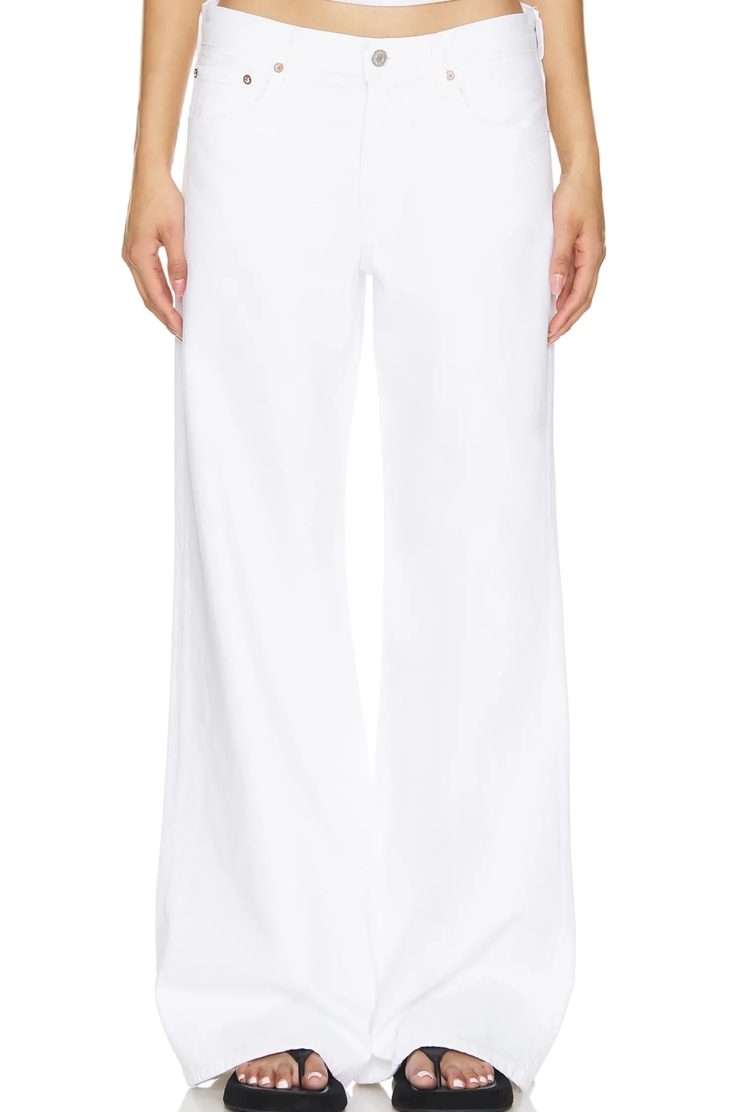 Women AGOLDE Pants>Clara Low Rise Baggy Flare