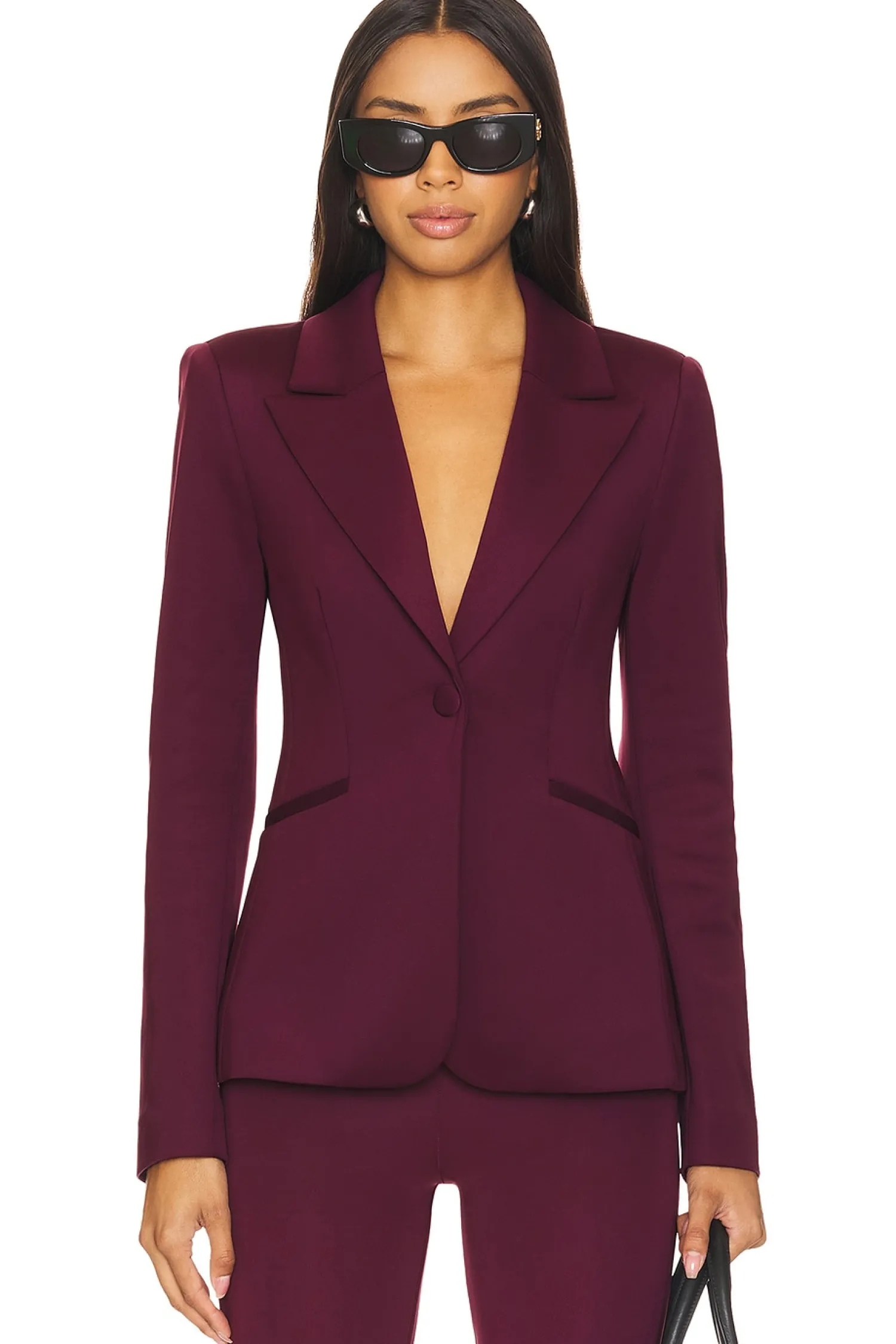 Women Good American Jackets & Coats>Classic Fitted Blazer