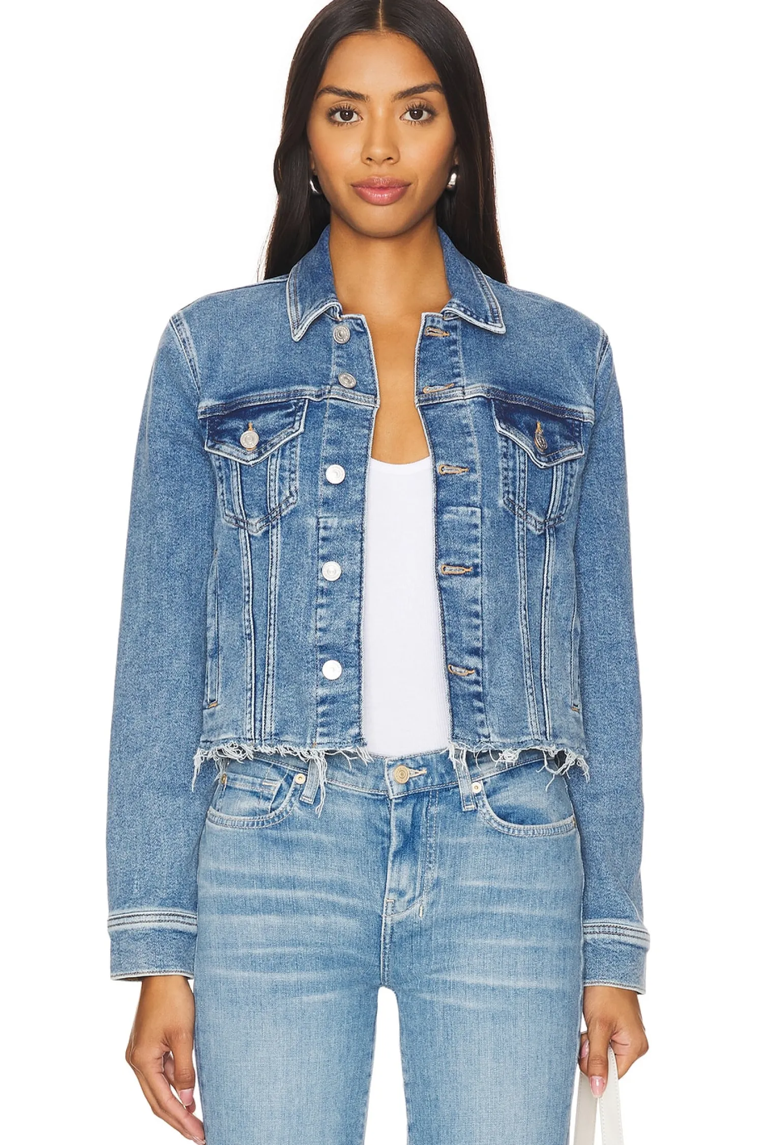 Women 7 For All Mankind Jackets & Coats>Classic Trucker Jacket