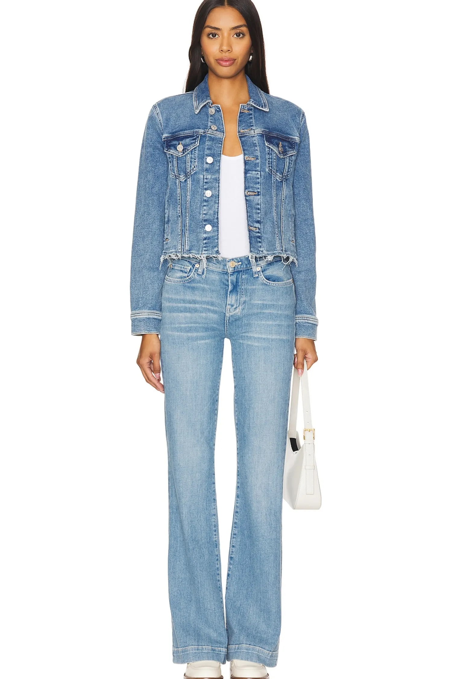 Women 7 For All Mankind Jackets & Coats>Classic Trucker Jacket