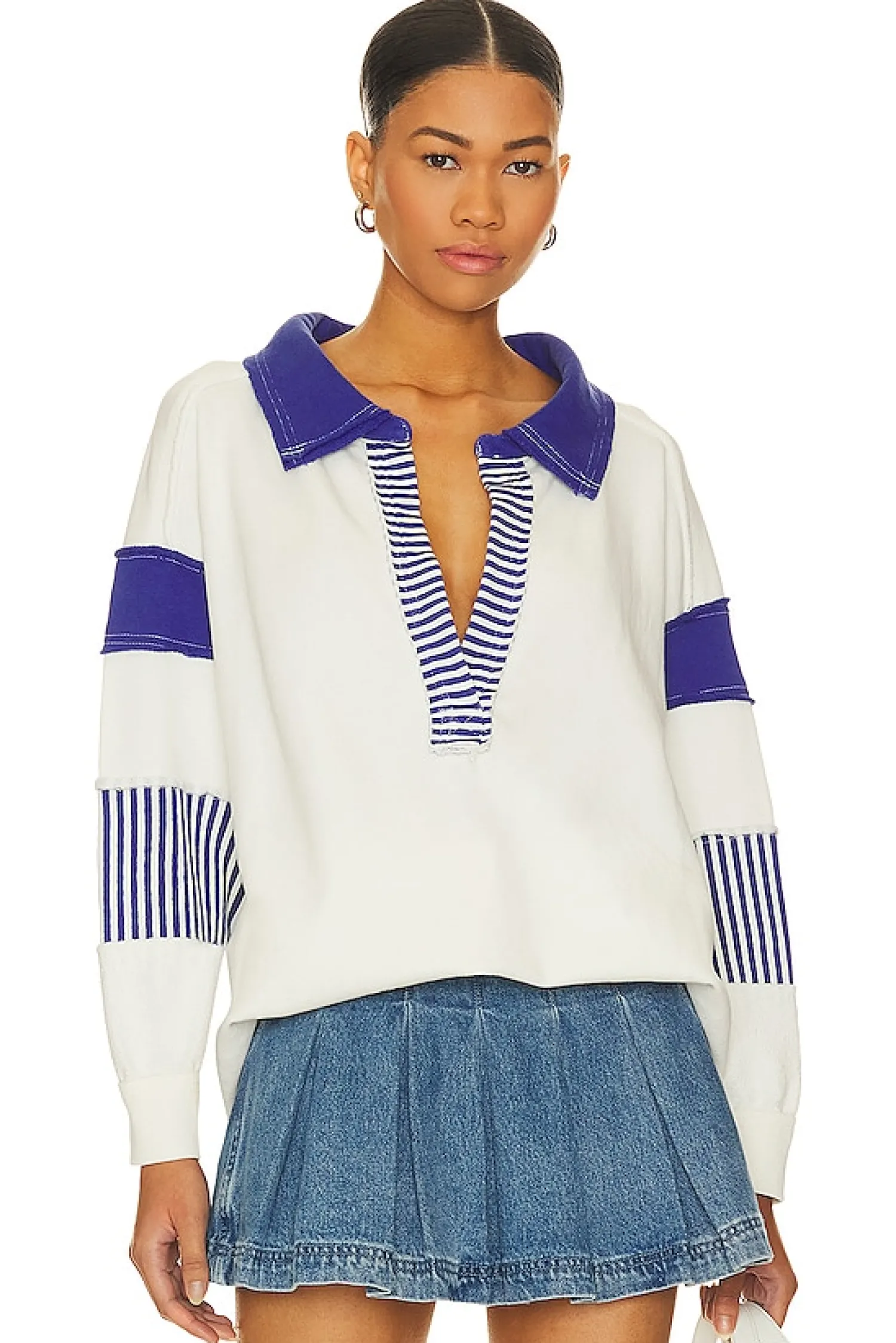 Women Free People Loungewear>Clean Prep Polo
