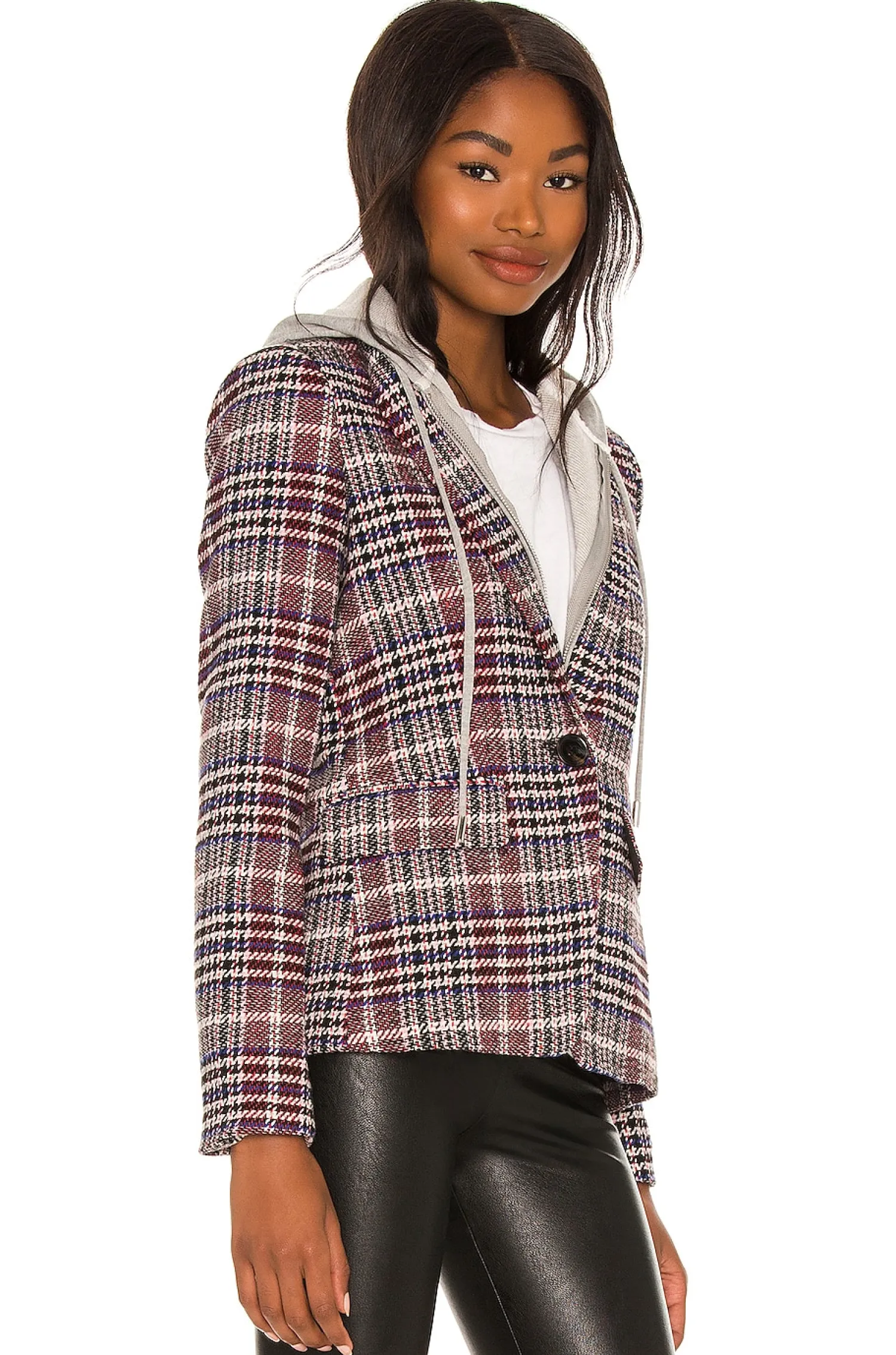 Women Central Park West Jackets & Coats>Coco Plaid Blazer