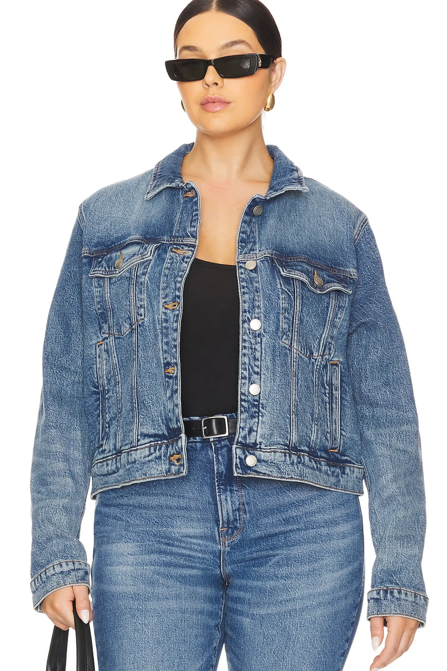 Women Good American Jackets & Coats>Committed To Fit Jacket