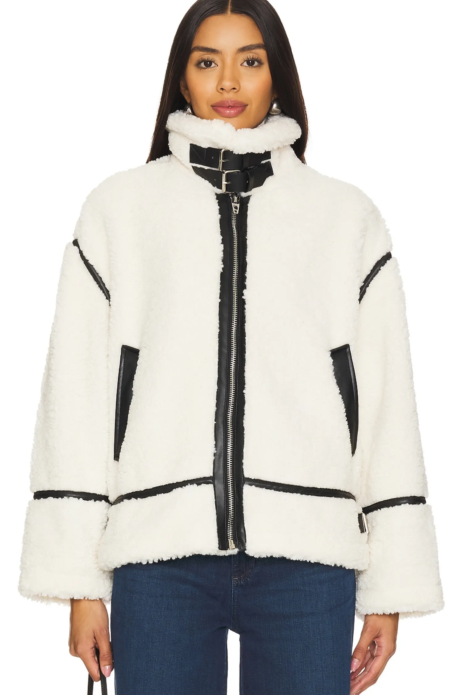 Women BLANKNYC Jackets & Coats>Contrast Stitching Jacket