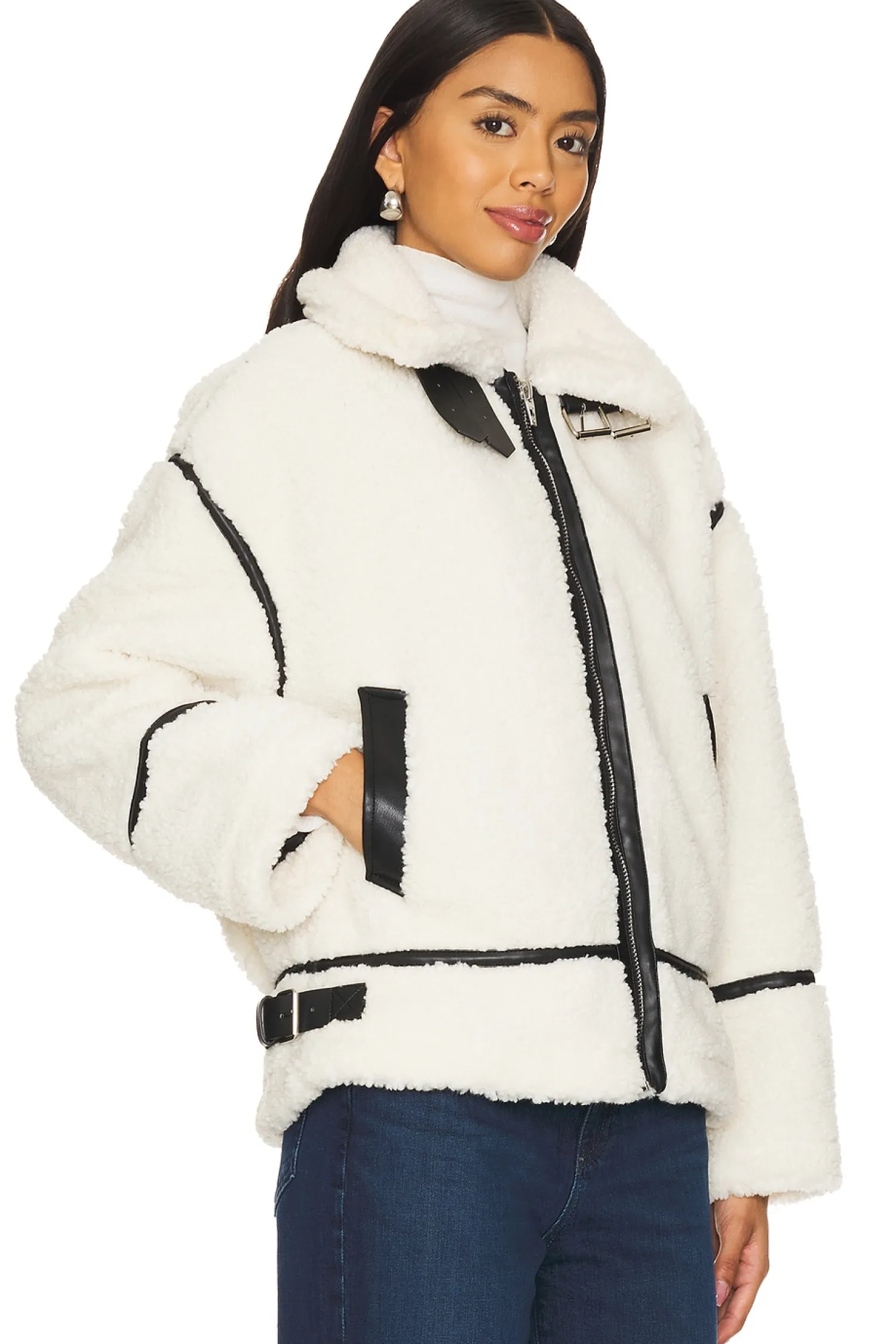 Women BLANKNYC Jackets & Coats>Contrast Stitching Jacket