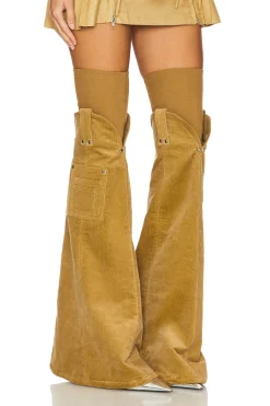 Women PRIVATE POLICY Lingerie & Sleepwear>Corduroy Leg Warmer