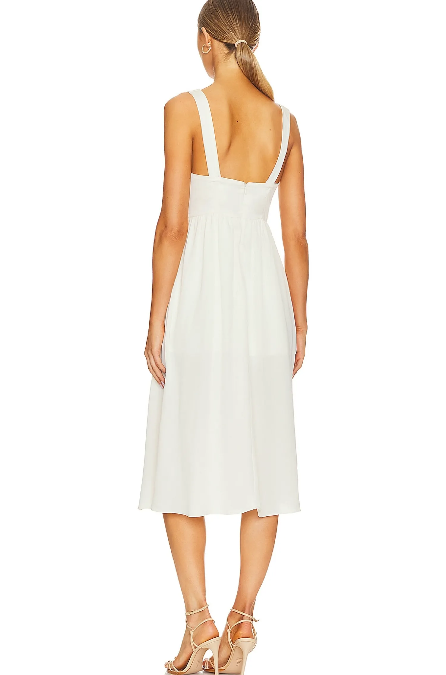 Women WeWoreWhat Dresses>Corset Midi Dress