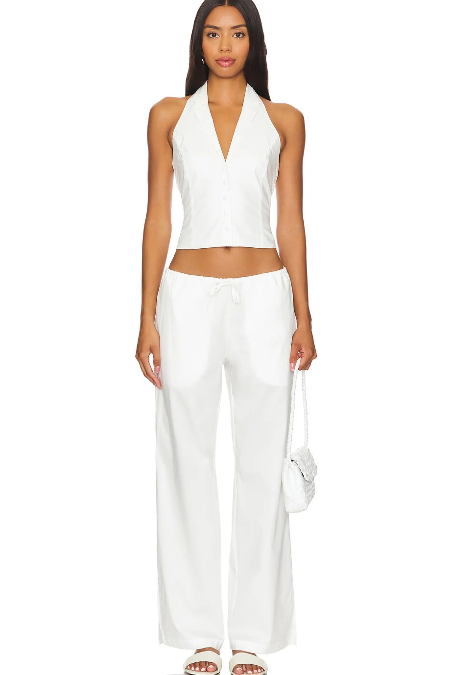 Women Frankies Bikinis Matching Sets>Cottage Poplin Halter
