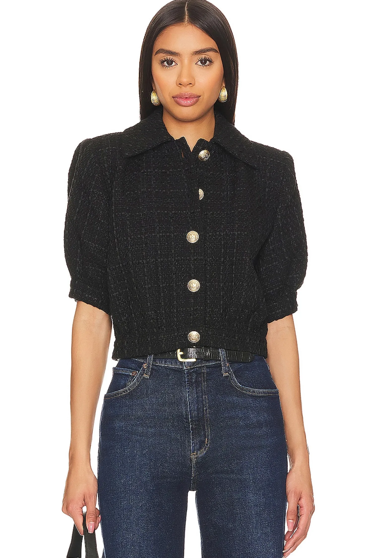 Women L'AGENCE Jackets & Coats>Cove Crop Jacket