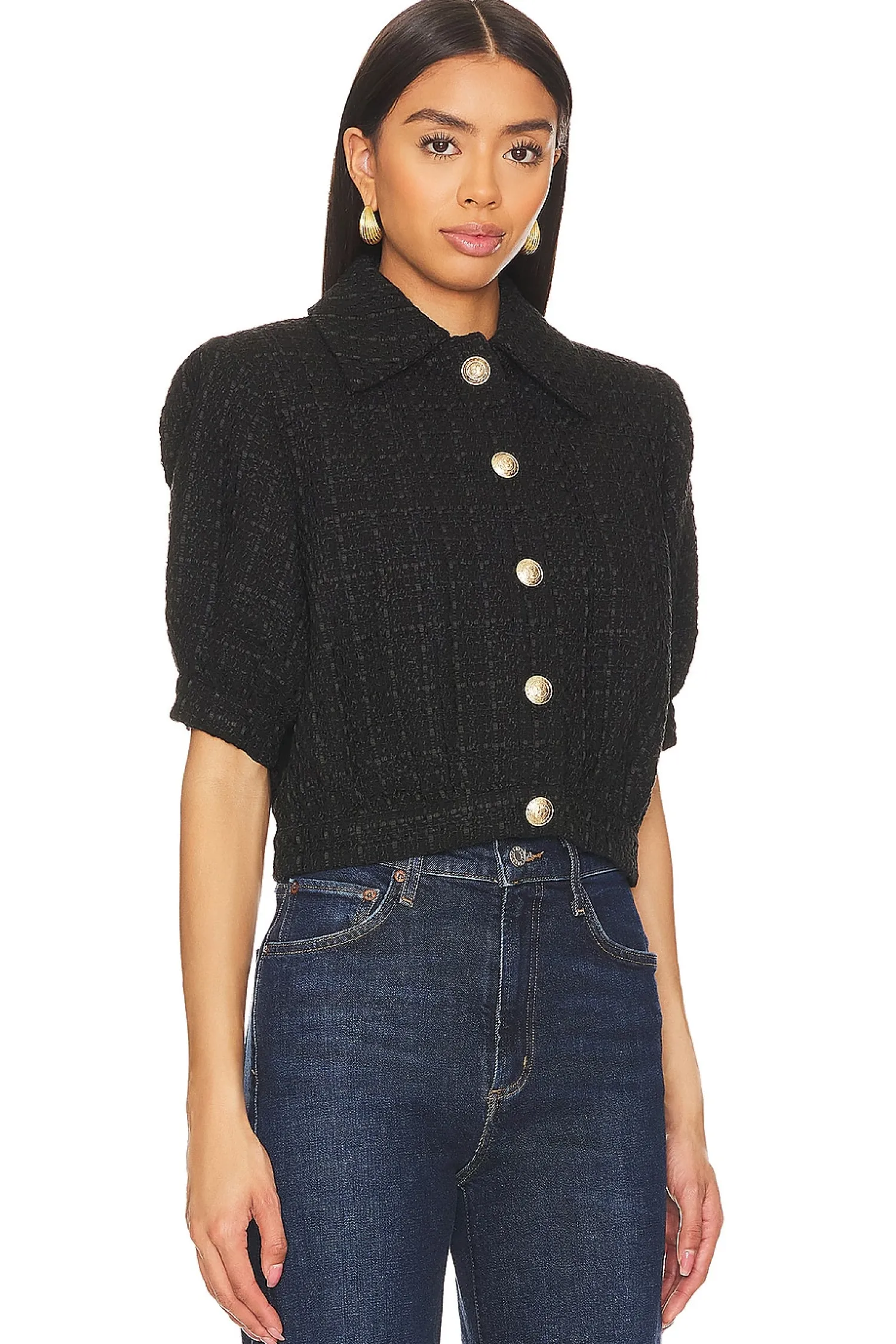 Women L'AGENCE Jackets & Coats>Cove Crop Jacket