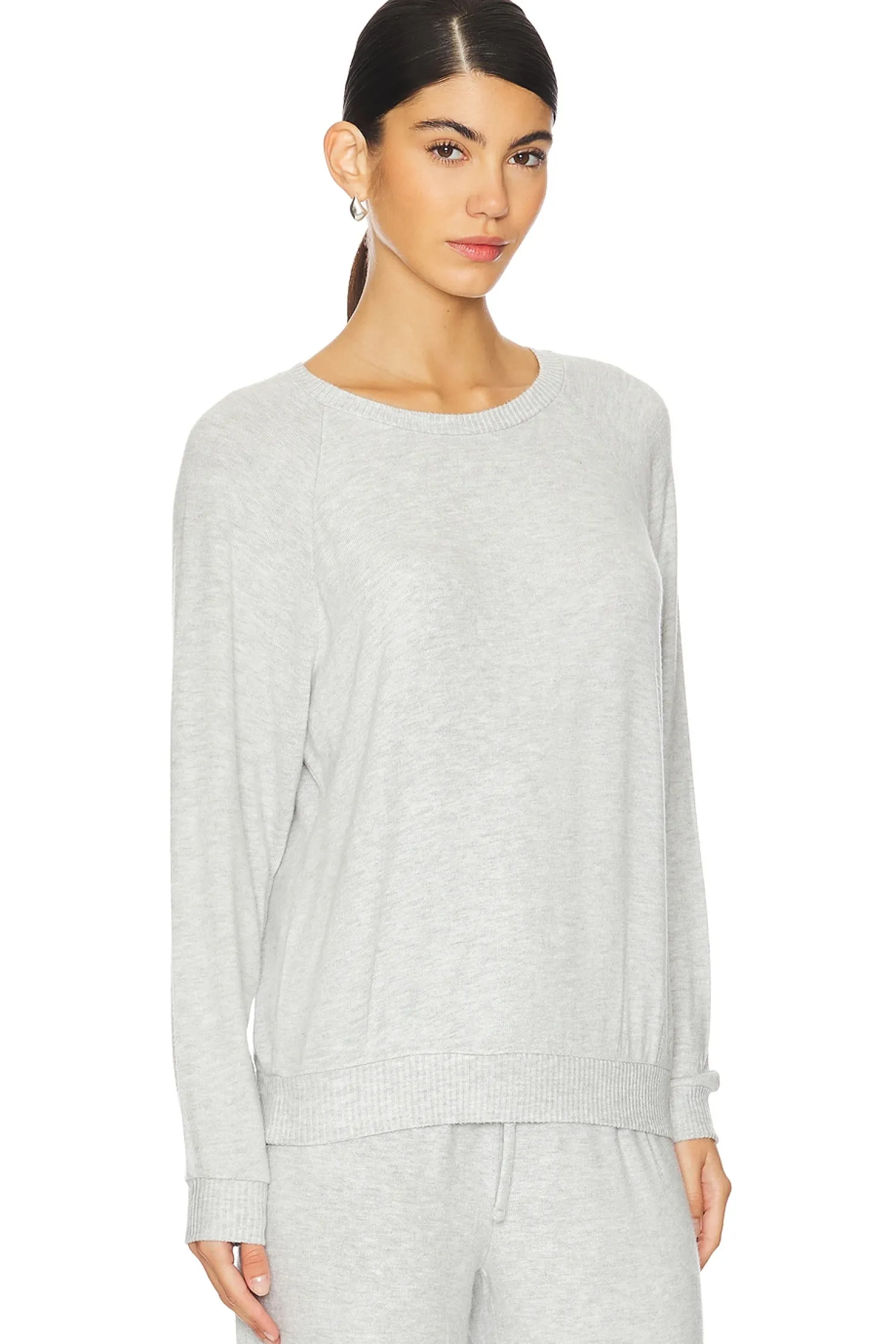 Women eberjey Loungewear>Cozy Time Crew Neck Pullover