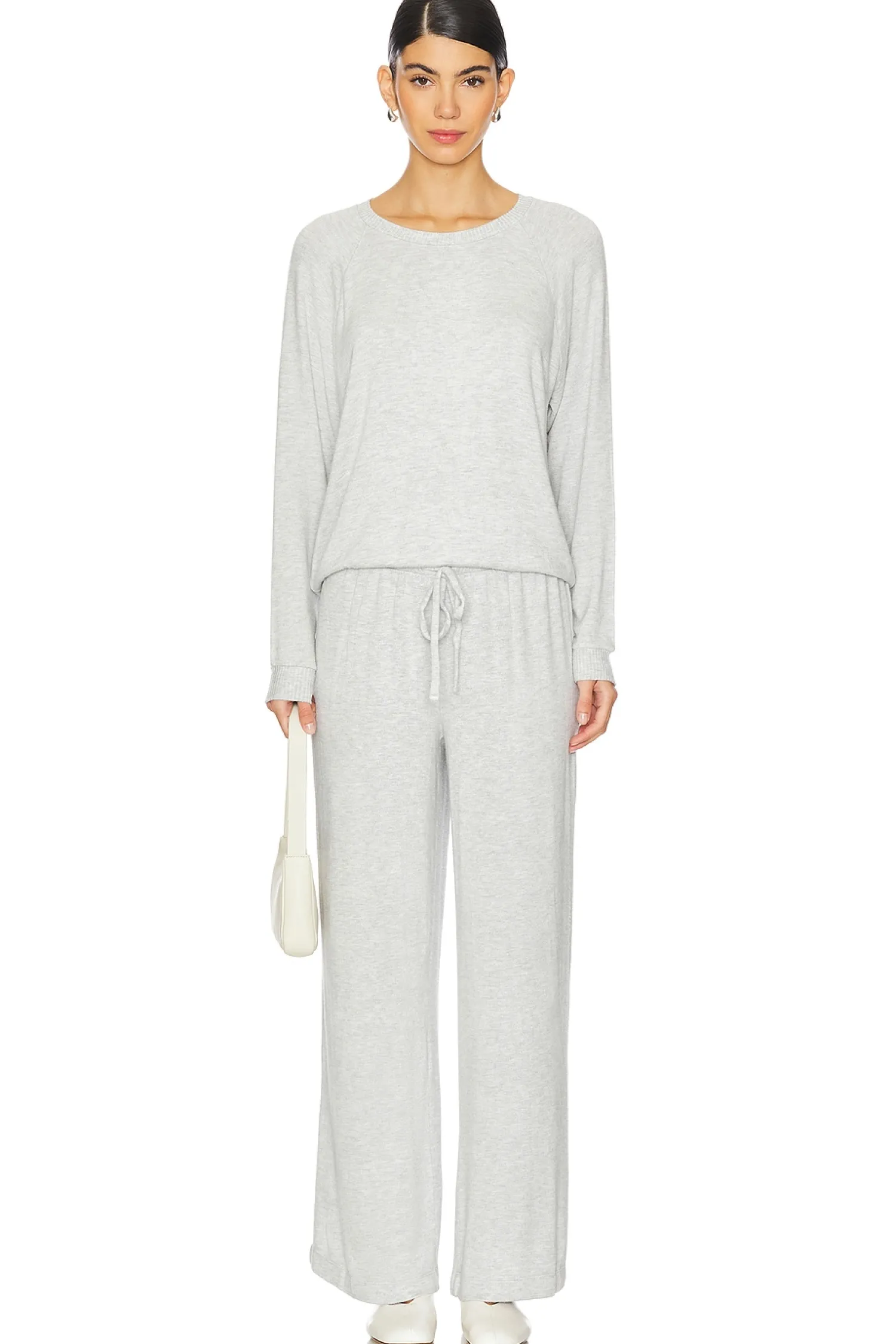 Women eberjey Loungewear>Cozy Time Crew Neck Pullover