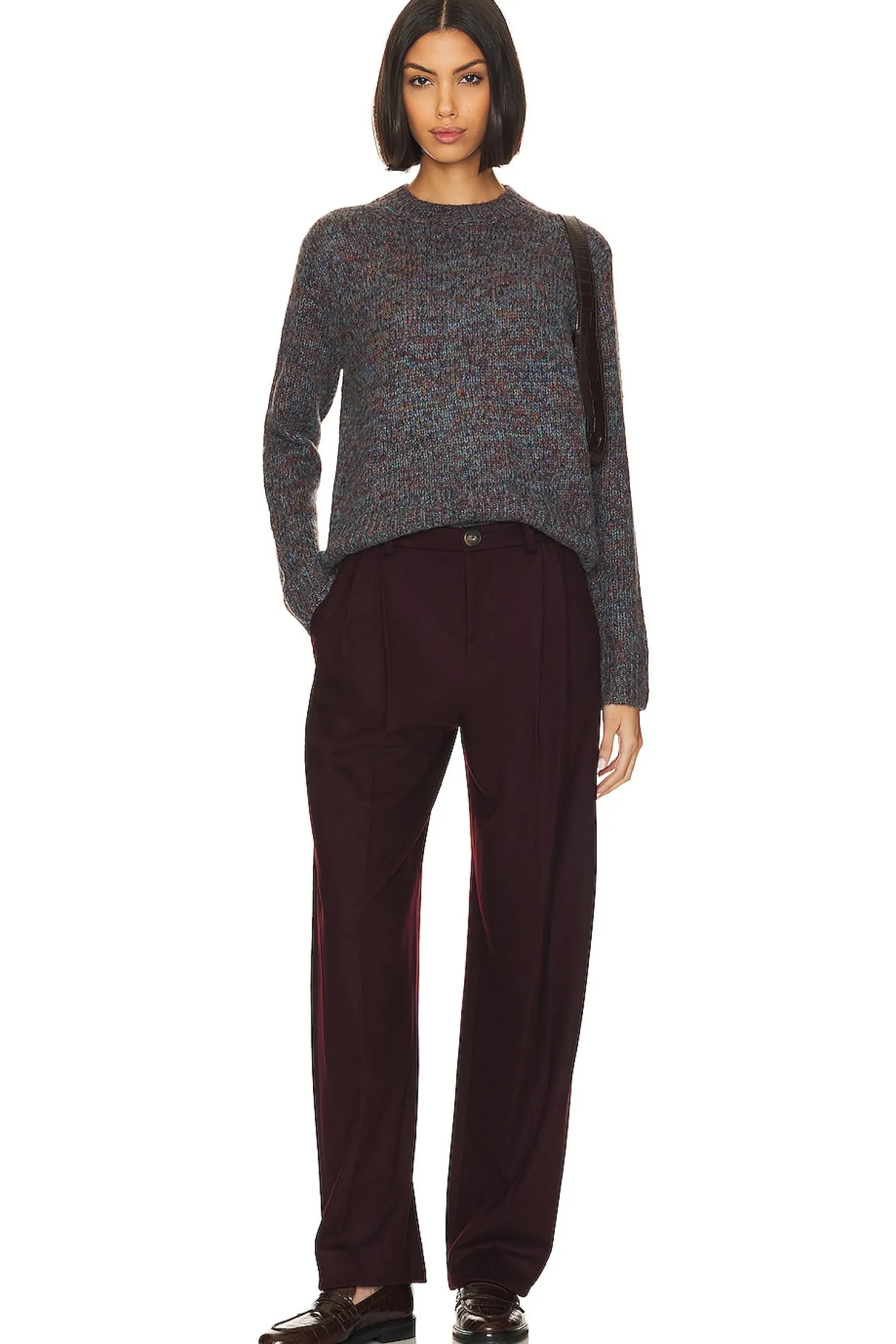 Women Vince Pants>Cozy Wool Pleat Front Pant
