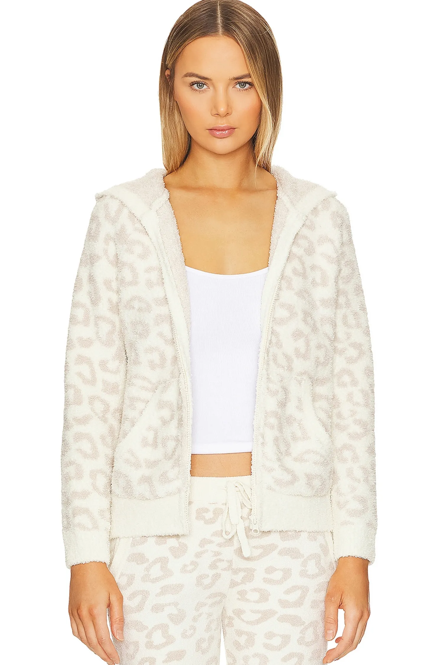 Women Barefoot Dreams Loungewear>CozyChic In The Wild Zip Hoodie