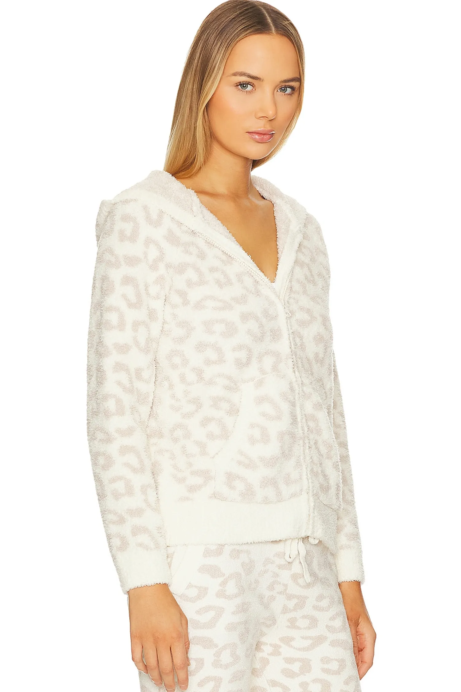 Women Barefoot Dreams Loungewear>CozyChic In The Wild Zip Hoodie